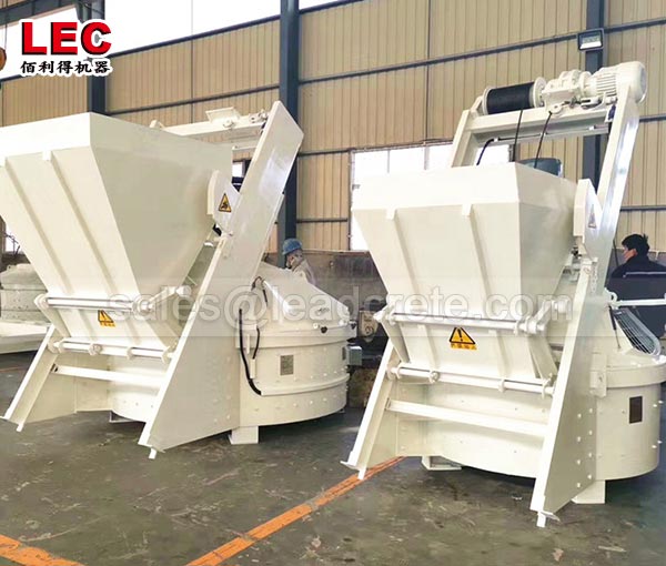 Concrete machinery 1500 liters planetary mixer