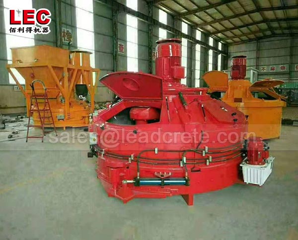 Electric planetary concrete mixer