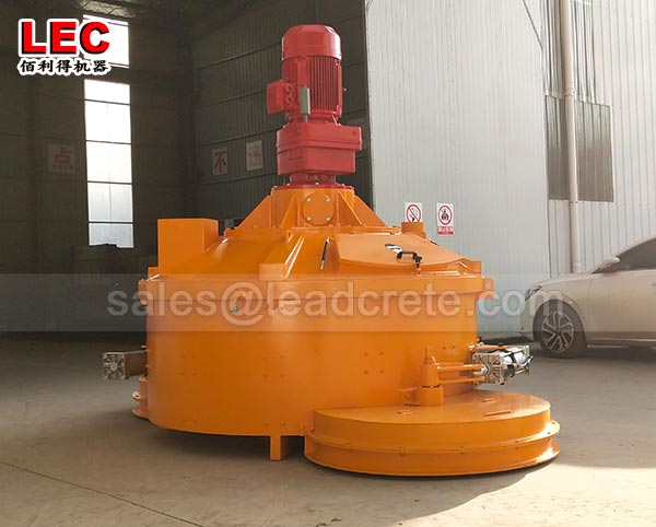 New design self loading concrete mixer