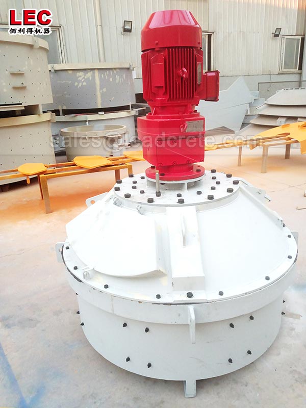 Planetary concrete mixer for ceramic