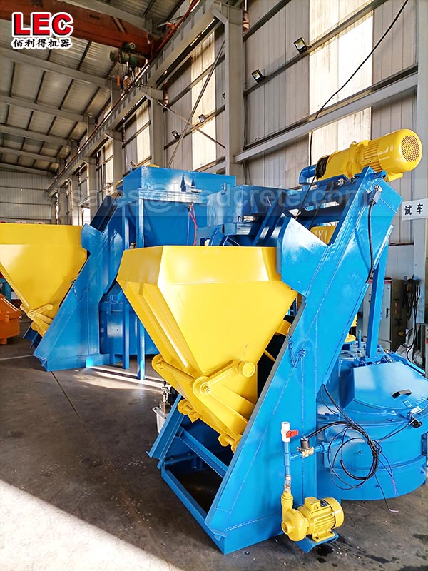 vertical shaft concrete mixers for ceramic raw materials