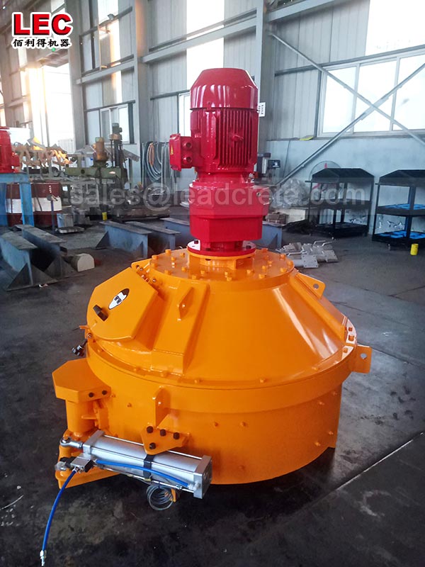 vertical shaft concrete mixer for bulk refractory