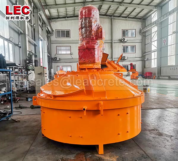 Precast planetary pan concrete mixer