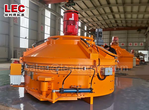 Precast vertical planetary concrete mixer