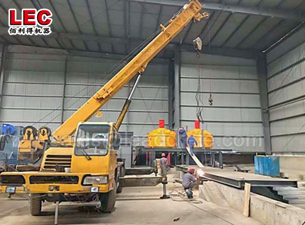 Professional manufacturer machine for concrete mixing