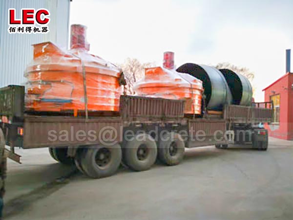 Big concrete planetary mixer