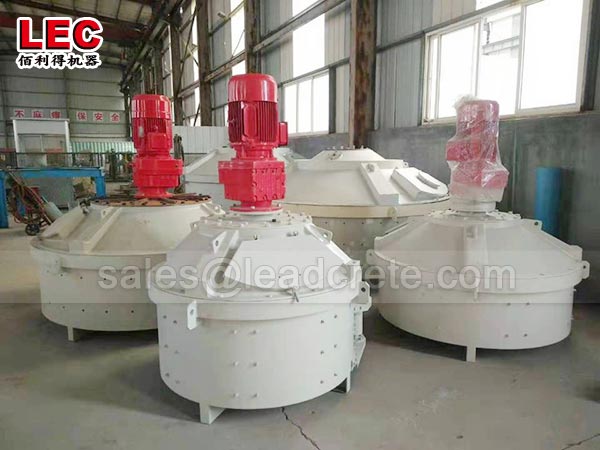 Small vertical planetary concrete mixer