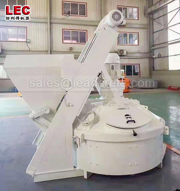 Concrete mixer vertical shaft