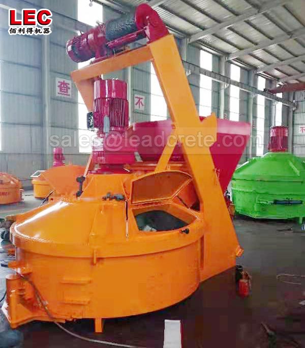 Vertical shaft concrete mixer 1m3