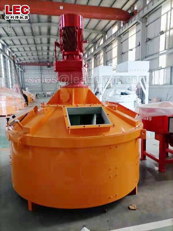 Vertical shaft planetary concrete mixer