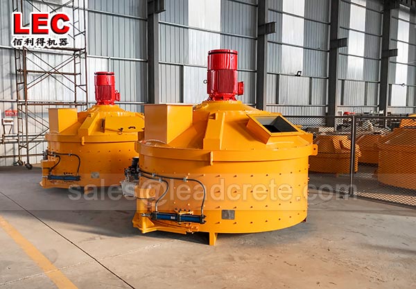 High output concrete mixer