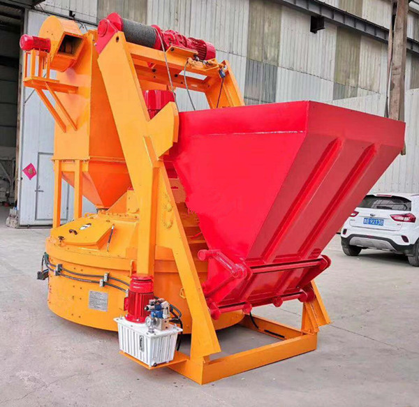 counter current mixer for monolithic refractory