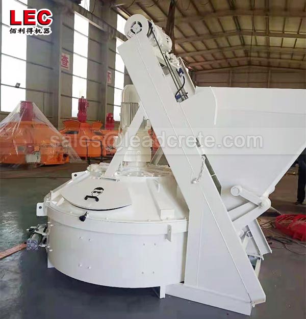 Industrial cement mixer concrete