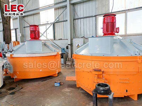 counter current concrete mixer for color