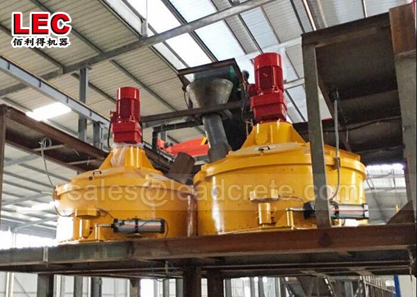 Planetary Pan Shaft Concrete Cement Mixer