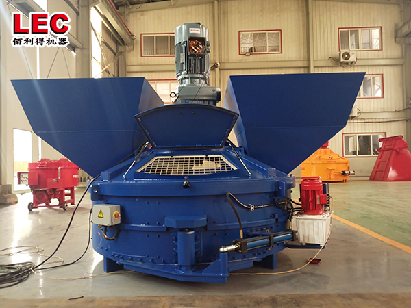 Precast concrete products using planetary concrete mixer