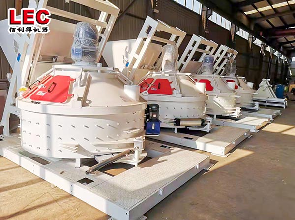 Vertical planetary concrete mixer equipment