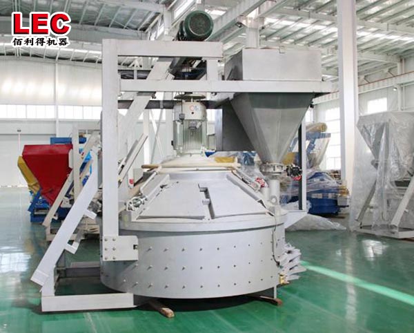 Big capacity planetary concrete mixer with counter current