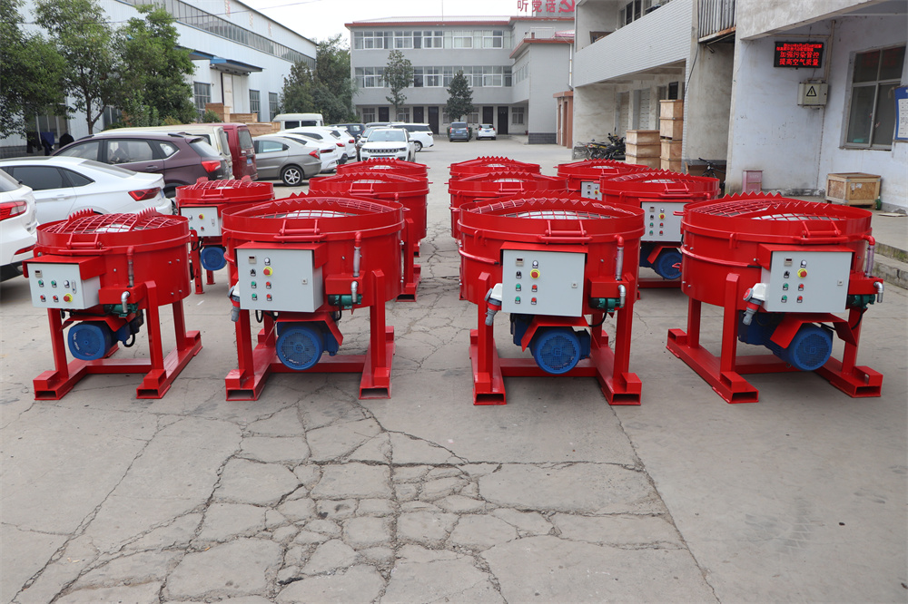 Mortar mixer for refractory mixing usage in cement plant