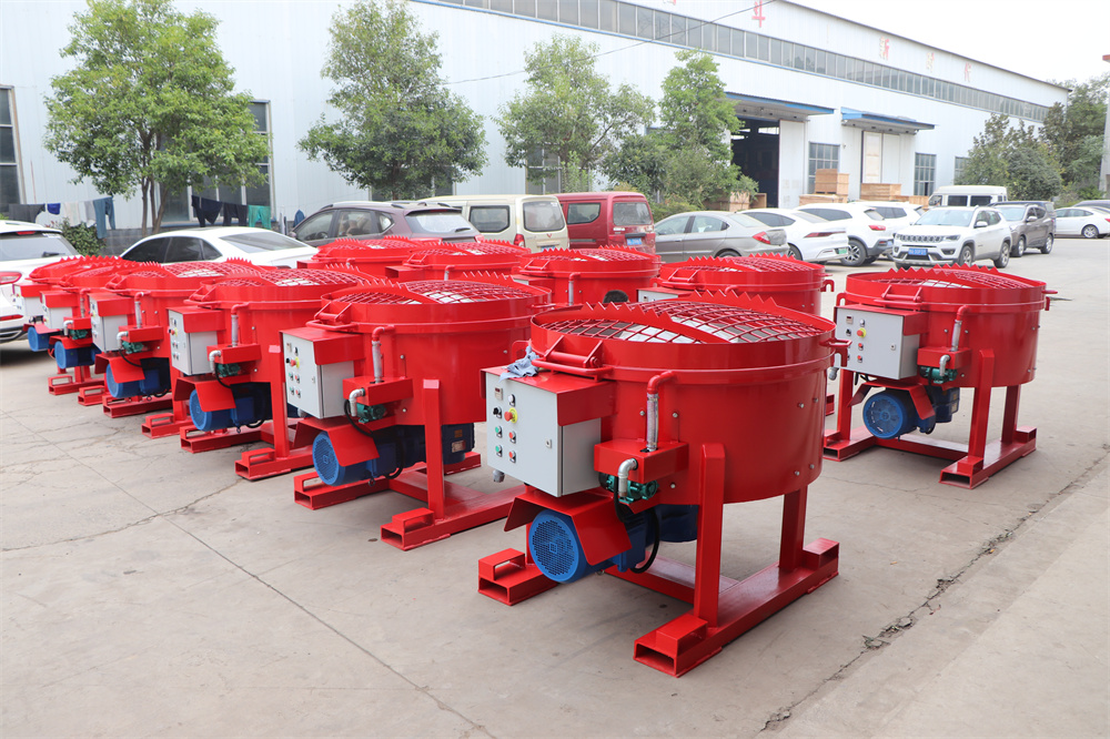 Refractory pan mixer for smelter refractory project