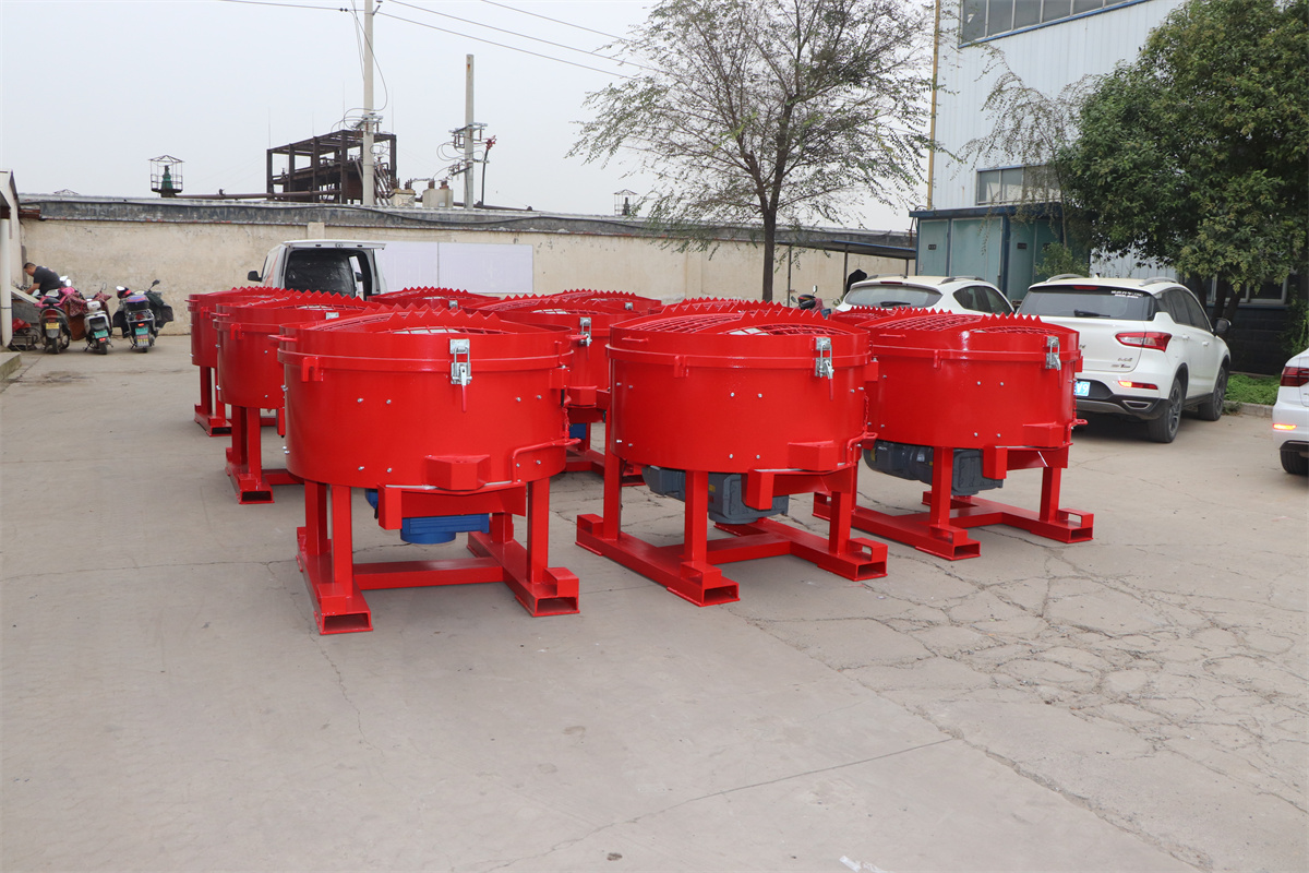 Capacity 250kg refractory pan mixer in Saudi Arabia