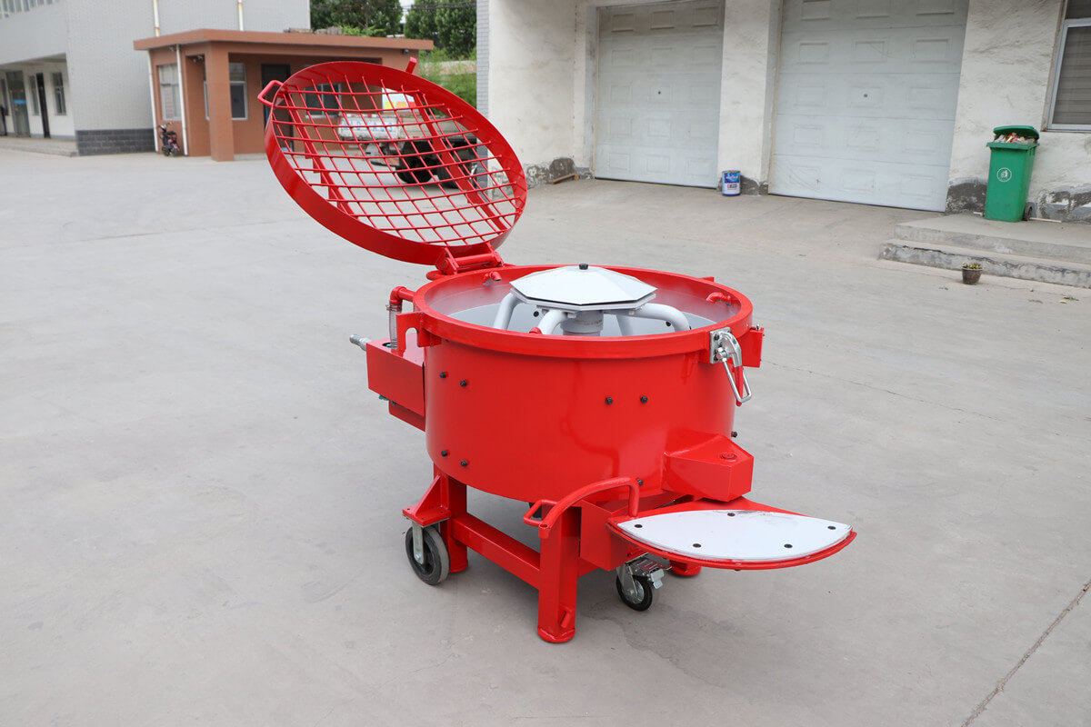 250KG portable electric castable refractory pan mixer