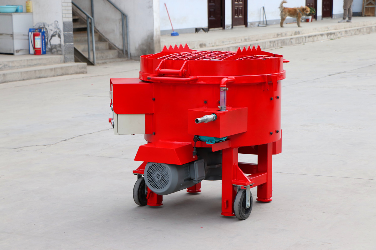 250kg refractory pan mixer for repair of cement kiln