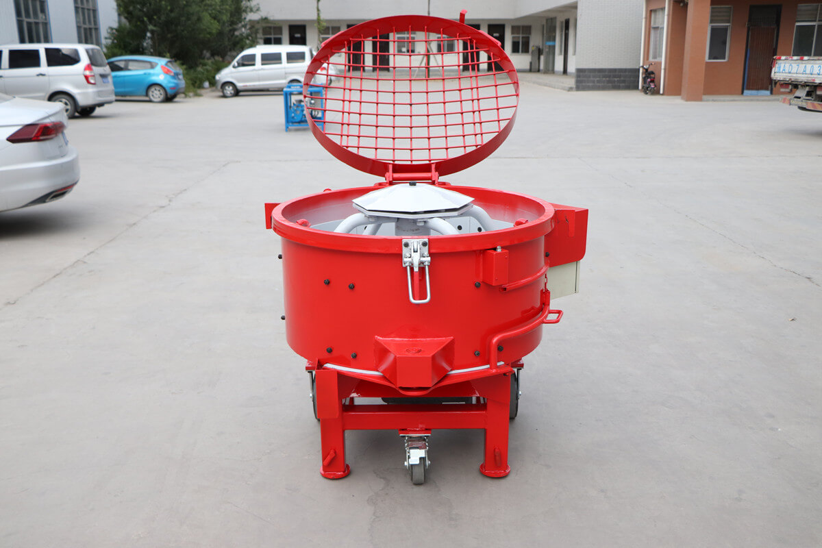 High dense refractory castable pan mixer