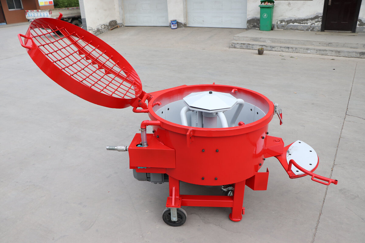 Portable 250kg castable pan refractory mixer