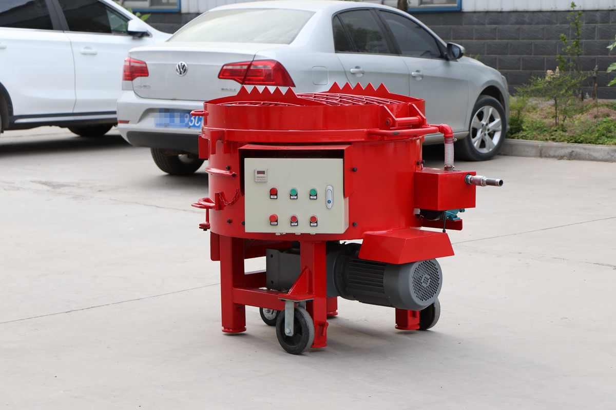 Castable pan refractory drum mixer