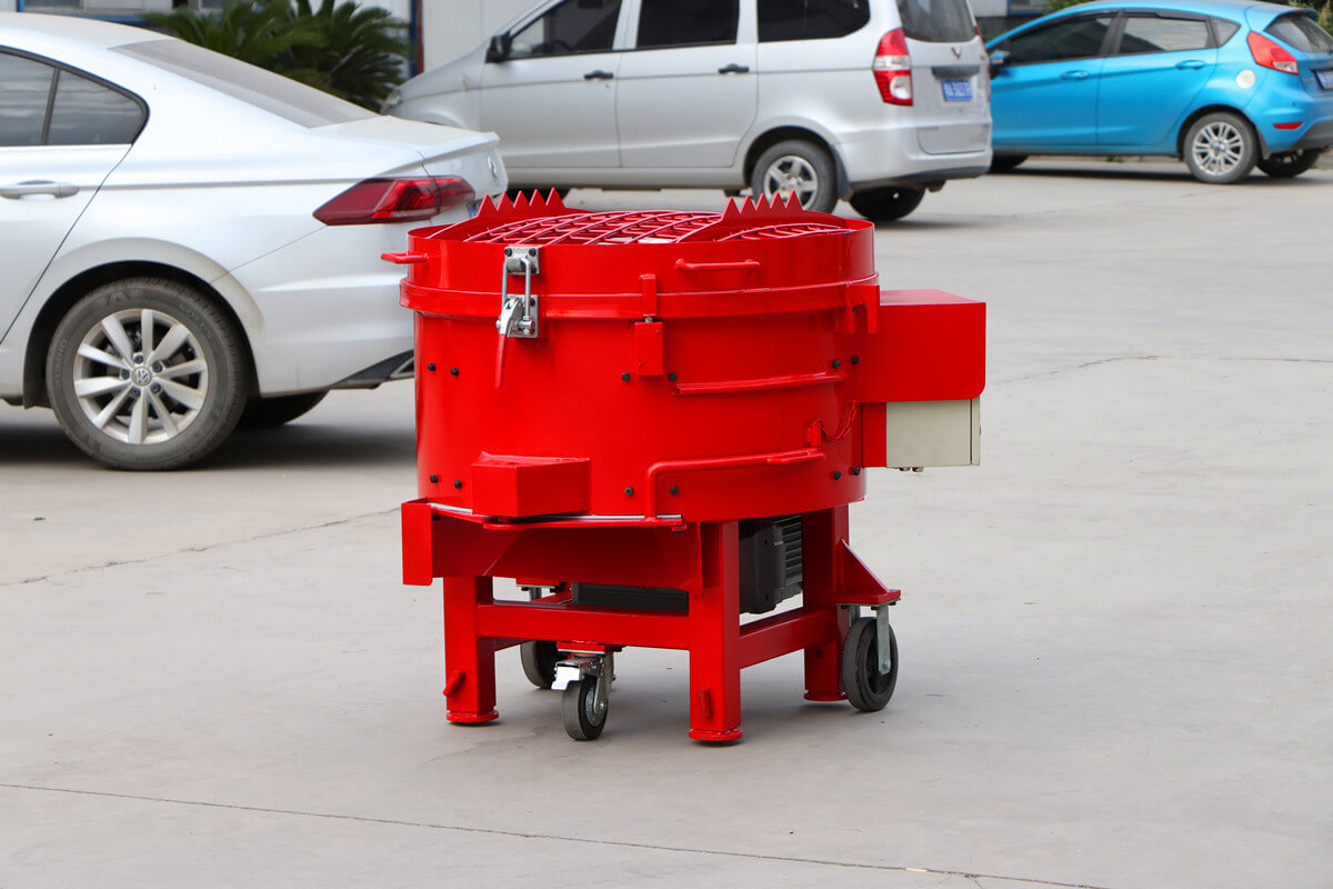 small capacity electric refractory mixer