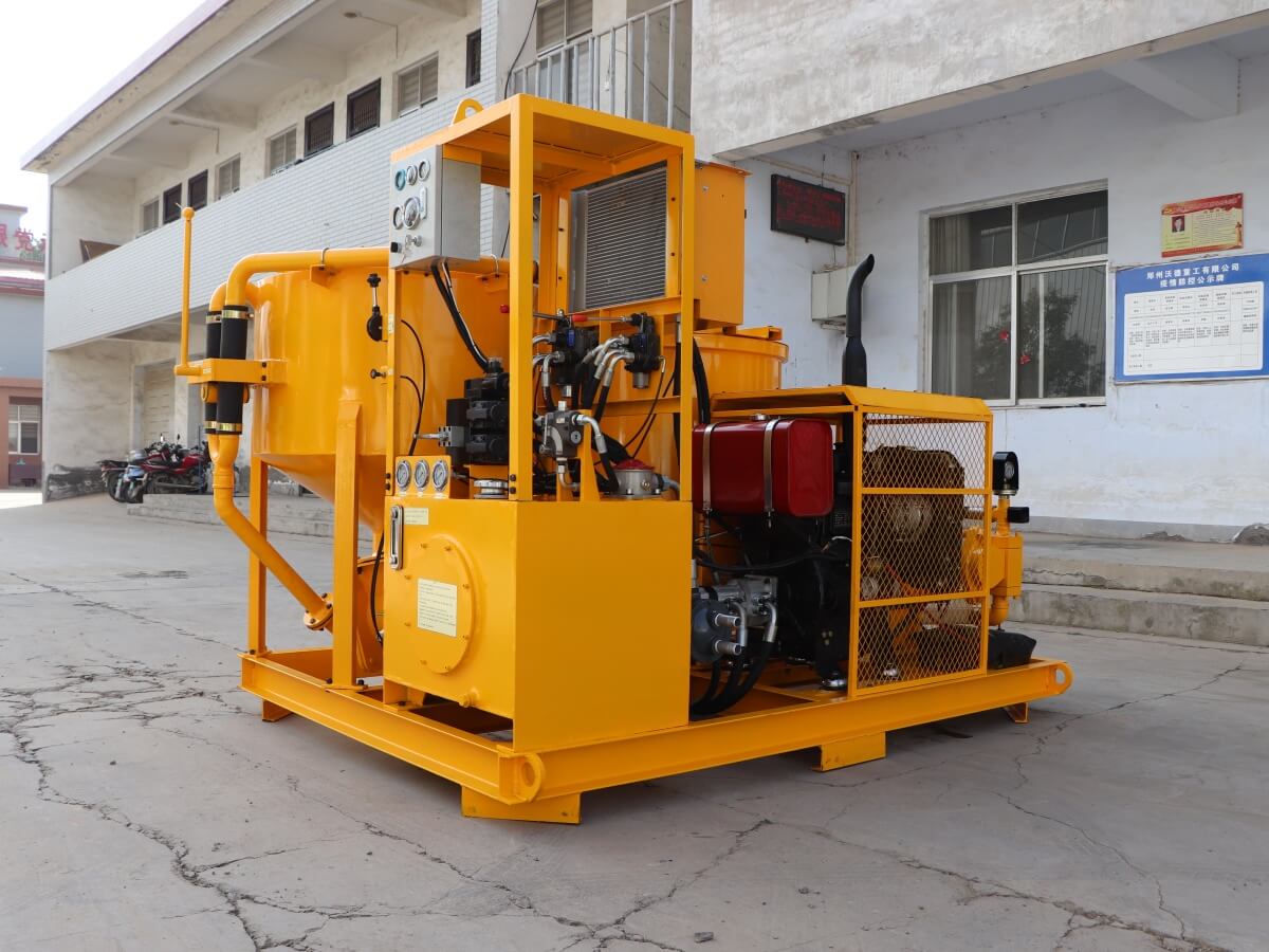 diesel grout plant