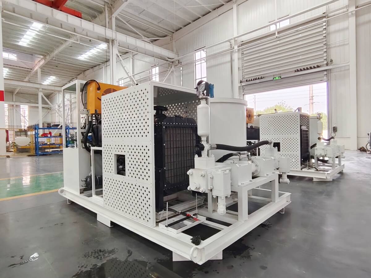 colloidal mixer agitator with pump