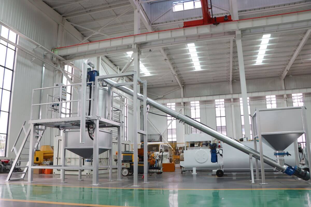 1200L grout mixing plant