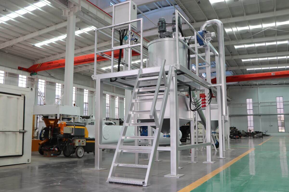 Big capacity grout mixing plant