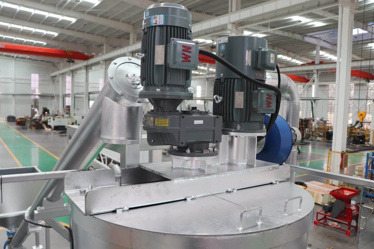 electric motor grout mixing plant