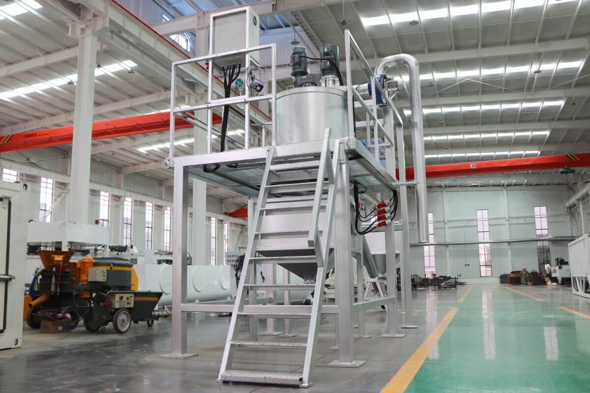 Grouting mixing plant
