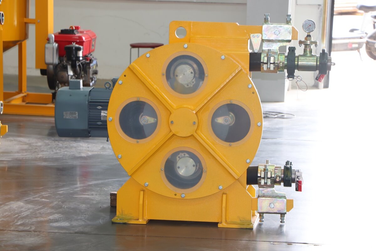Peristaltic pump for ceramic slip transfer