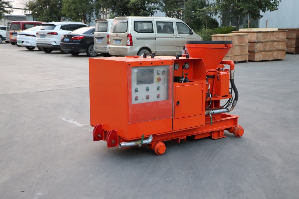 Pea stone shotcrete machine