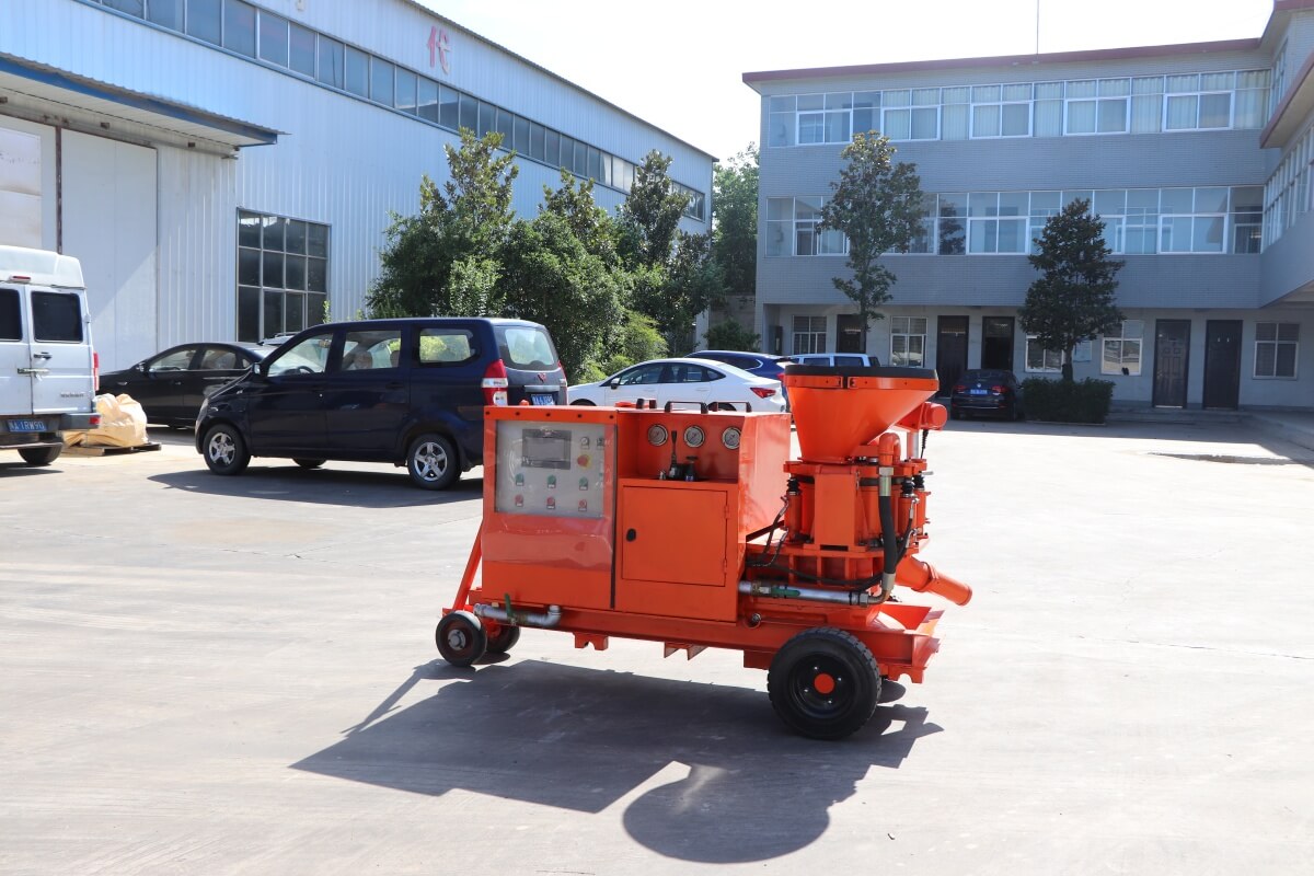 concrete spraying machine supplier