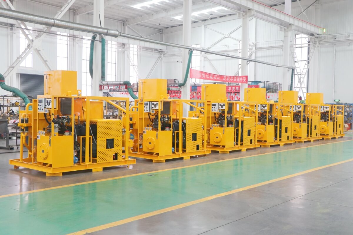 Grout station for tunnel project