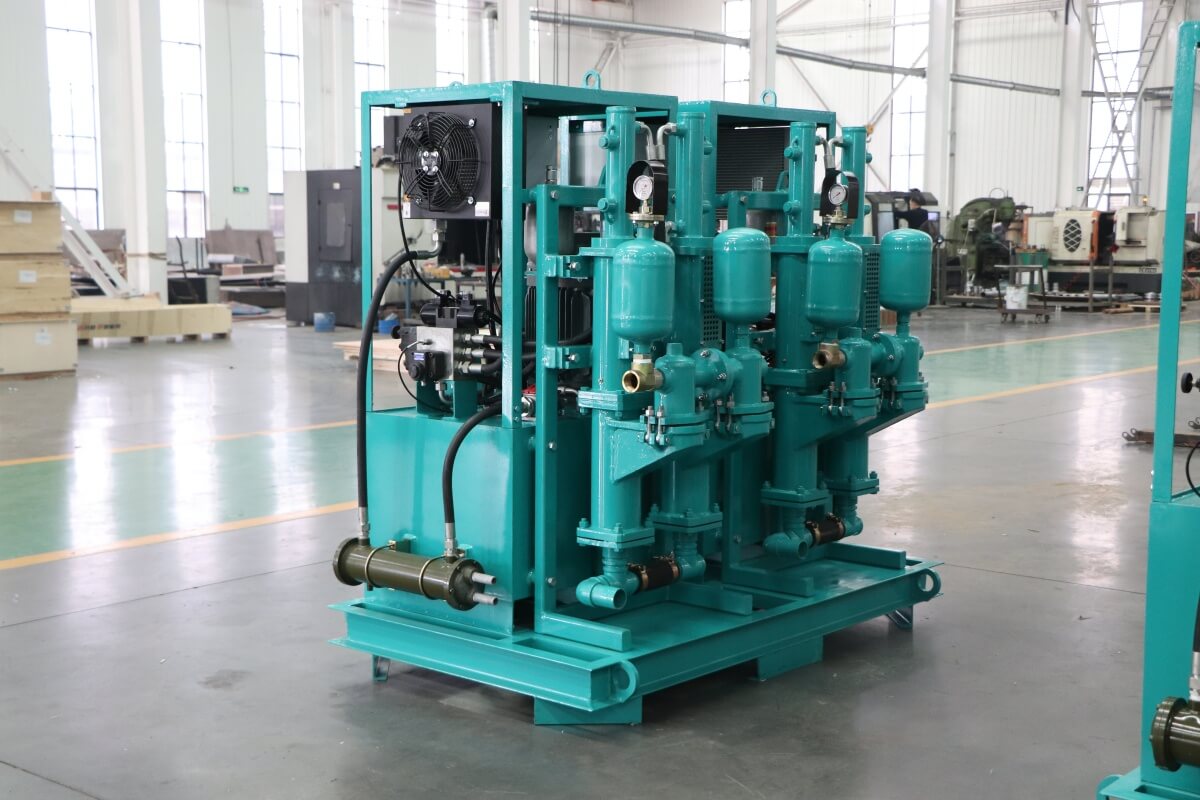 High pressure plunger grout pump