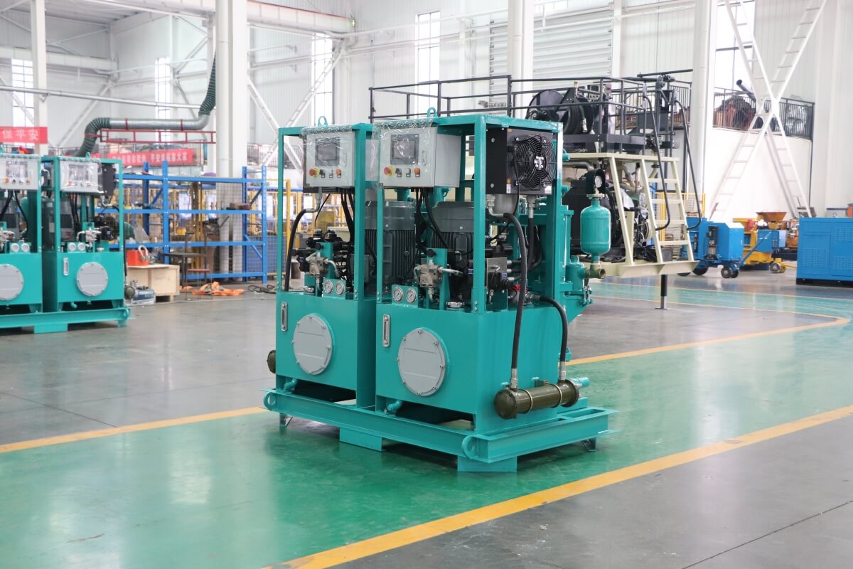 High pressure plunger grout pump