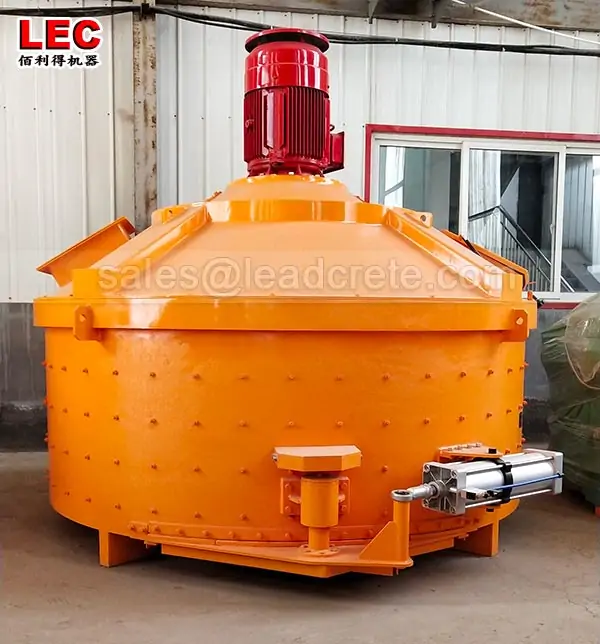 New designed vertical shaft planetary concrete mixer