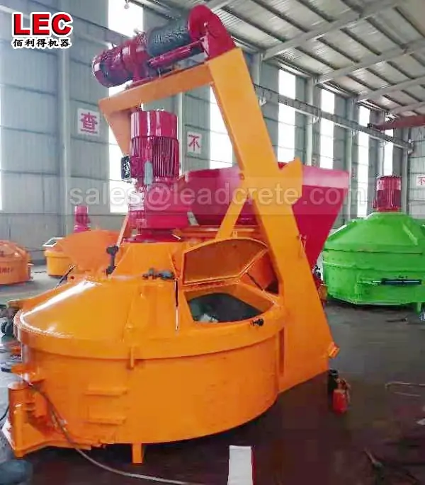 Vertical shaft concrete mixer 1m3