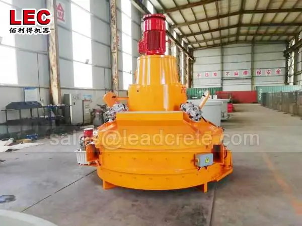 Counter current concrete mixer for ready mix concrete