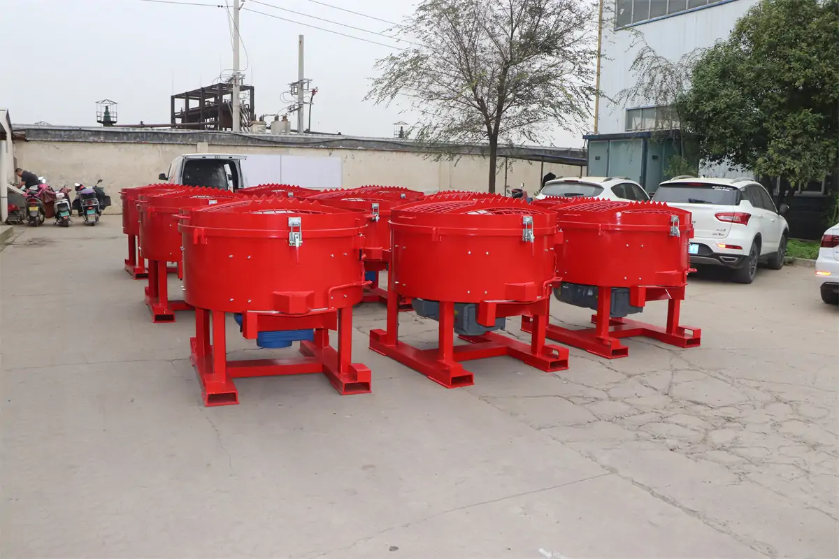 Capacity 250kg refractory pan mixer in Saudi Arabia