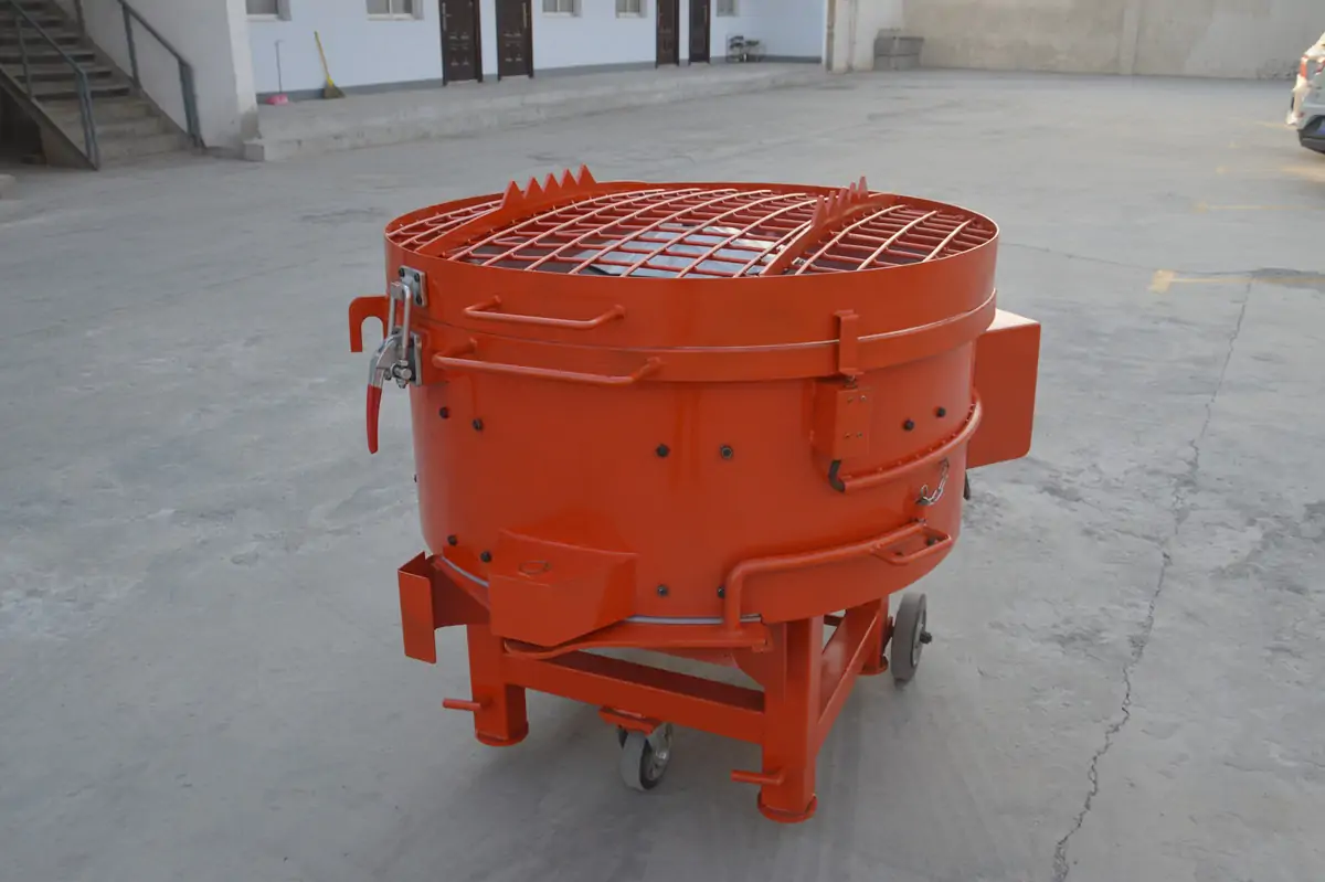 300kg per patch refractory pan mixer