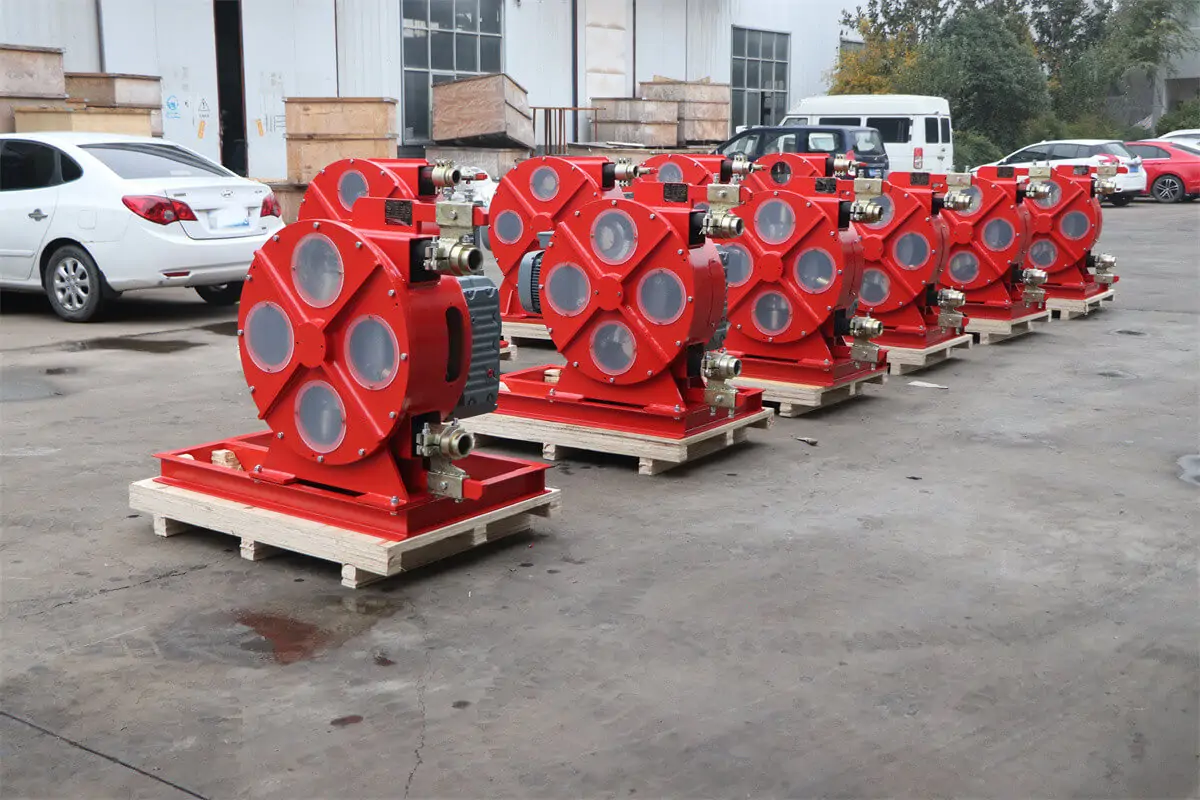 Lightweight Concrete Use Industrial Peristaltic Squeeze Hose Pump