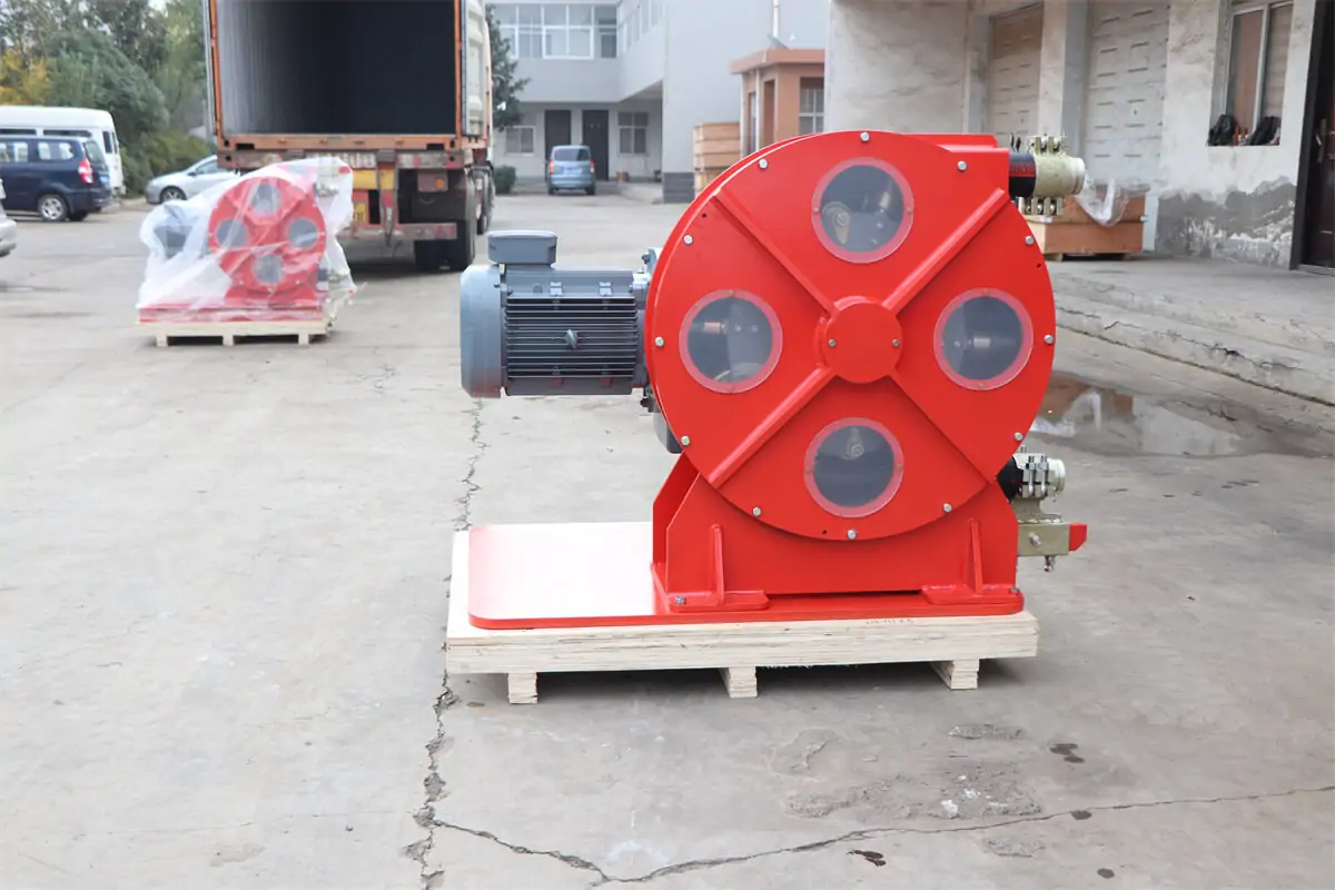 Lightweight Concrete Use Industrial Peristaltic Squeeze Hose Pump